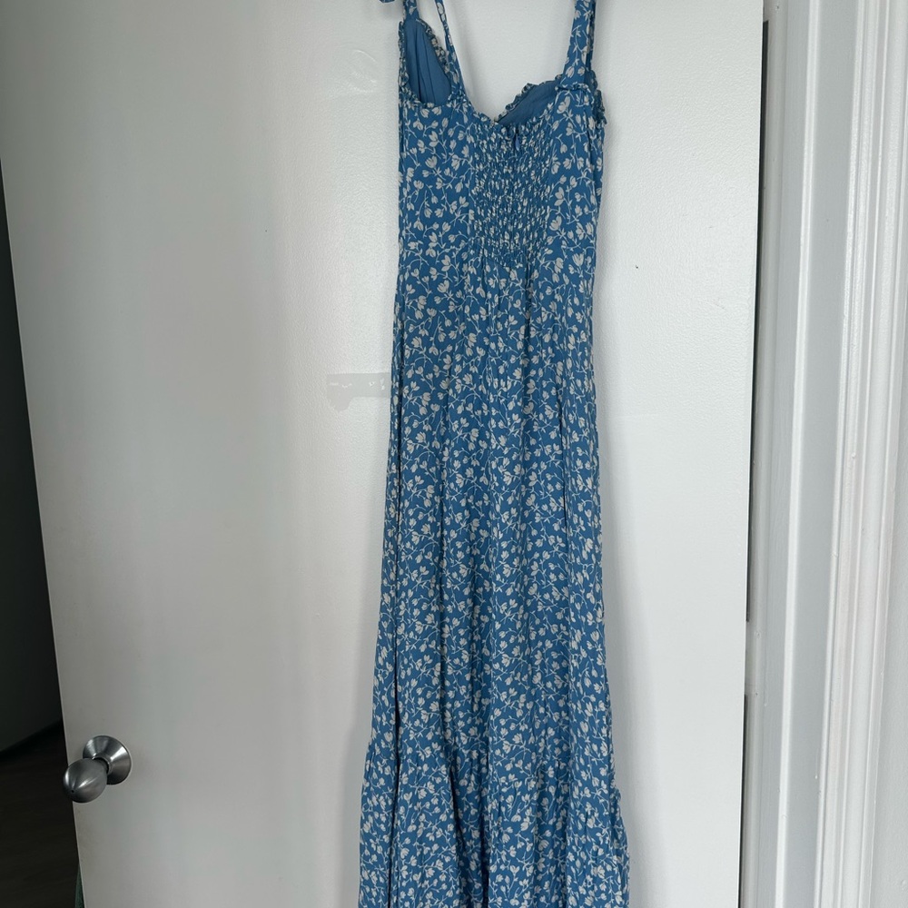 Reformation Nikia Blue Floral Maxi Dress - Picture 5 of 6